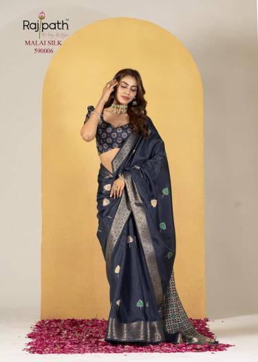 Rajpath chocolate silk Wholesale sarees in Kolkata